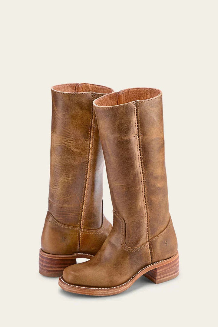 Mencía | Women’s High-Shaft Leather Cowboy Boots with Heels