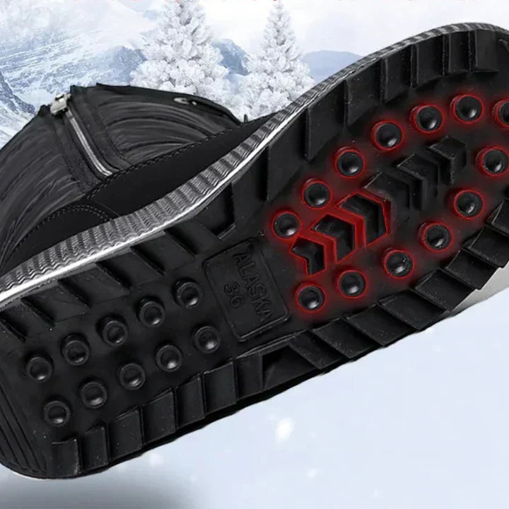 Nahia | Padded Waterproof Women's Winter Boots with a Tall Shaft