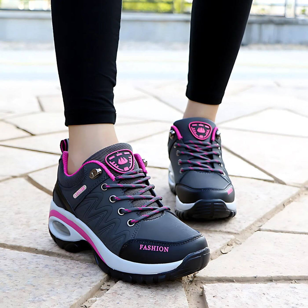 Nerea | Women’s Trekking Sneakers with Thick Soles and Laces