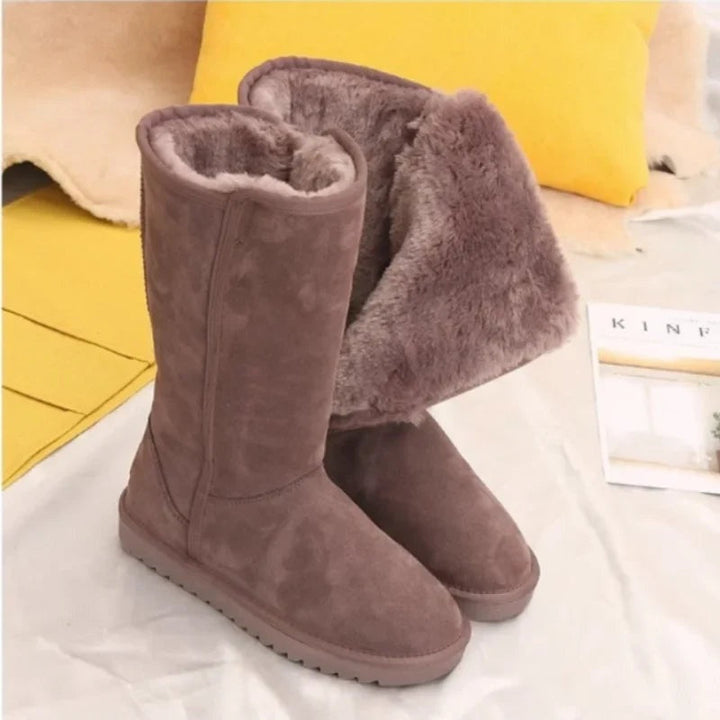 Noelia | Women's Flat Australian Boots with Lined Interior and High Shaft