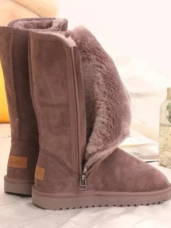 Noelia | Women's Flat Australian Boots with Lined Interior and High Shaft
