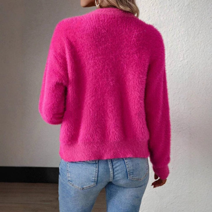 Olga | Women's Soft Knit V-Neck Button-Front Cardigan