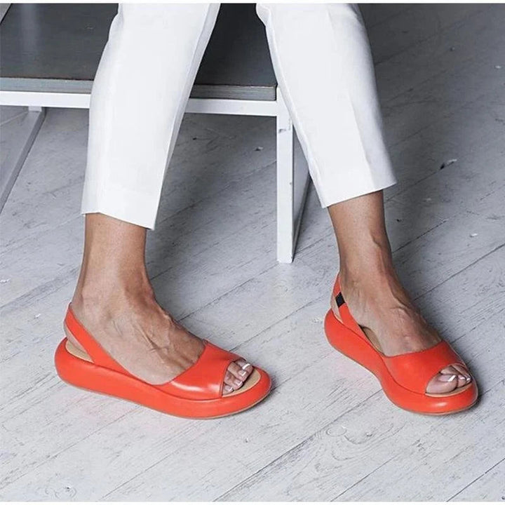 Chic Women's Comfort Sandals with Low Heel – Alana