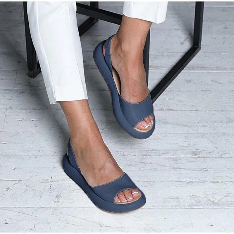 Chic Women's Comfort Sandals with Low Heel – Alana