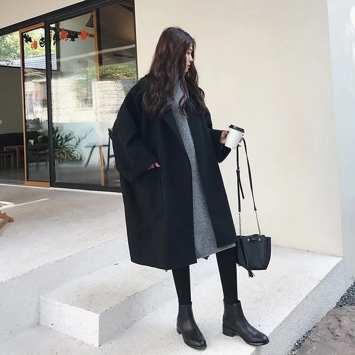 Spacious Wool-Blend Overcoat - Alex