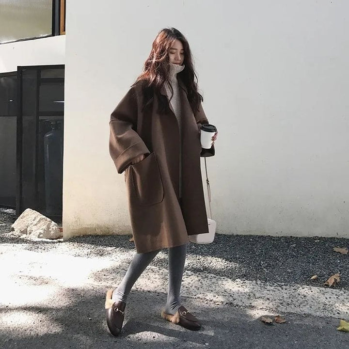 Spacious Wool-Blend Overcoat - Alex