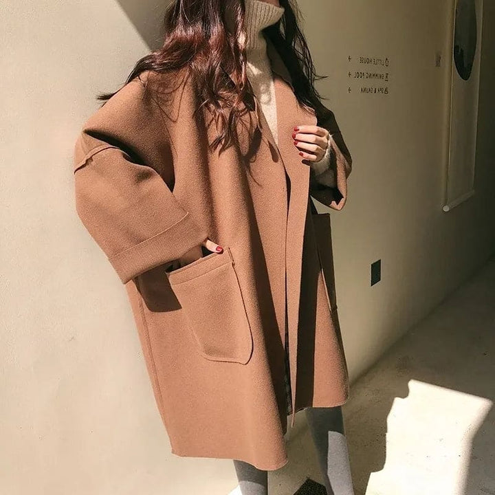 Spacious Wool-Blend Overcoat - Alex