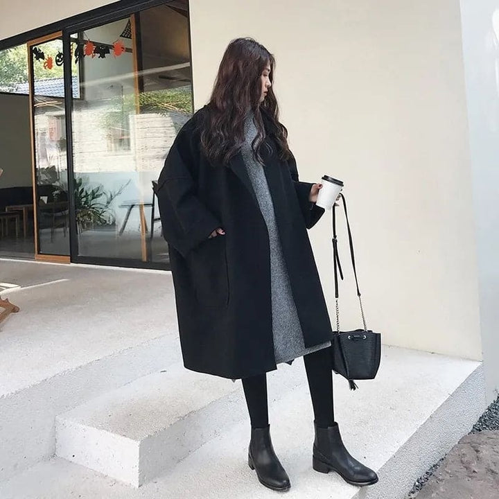 Spacious Wool-Blend Overcoat - Alex