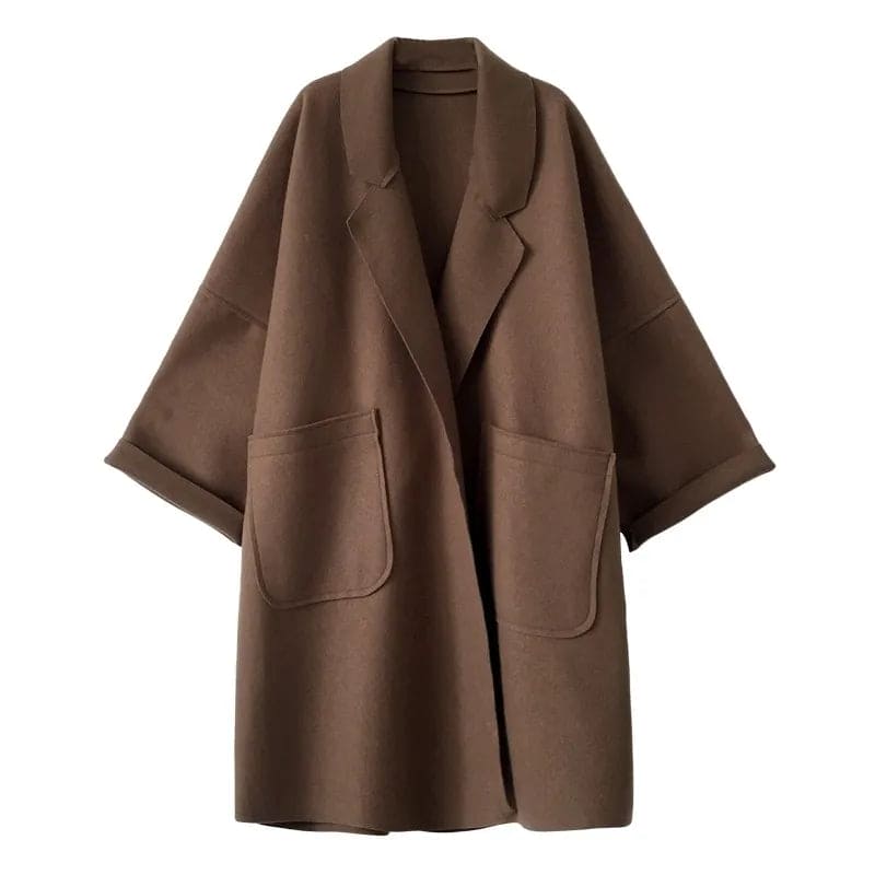 Spacious Wool-Blend Overcoat - Alex