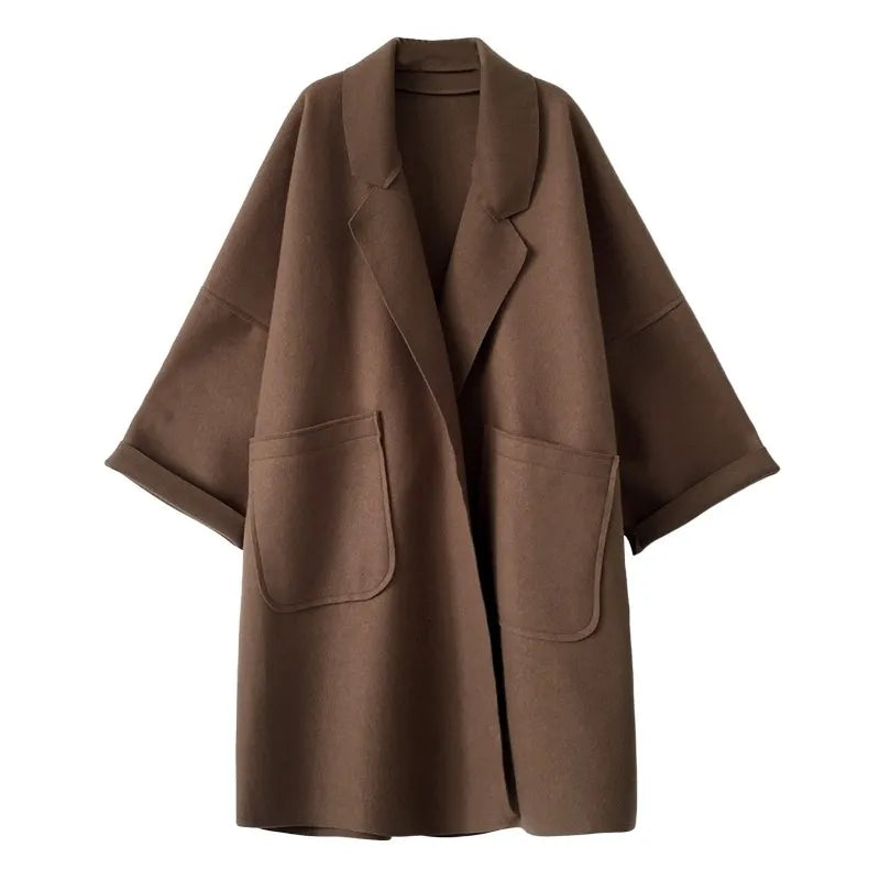 Spacious Wool-Blend Overcoat - Alex