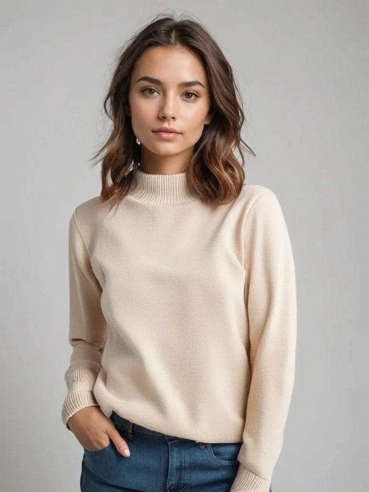 Women's Turtleneck Sweater in Soft Knit