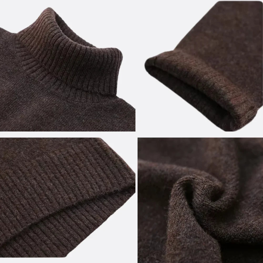 Oversized Women's Turtleneck Sweater, Comfortable