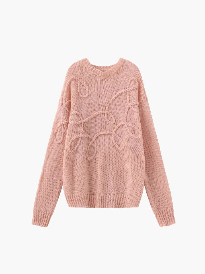 Women's Sweater with modern textured pattern