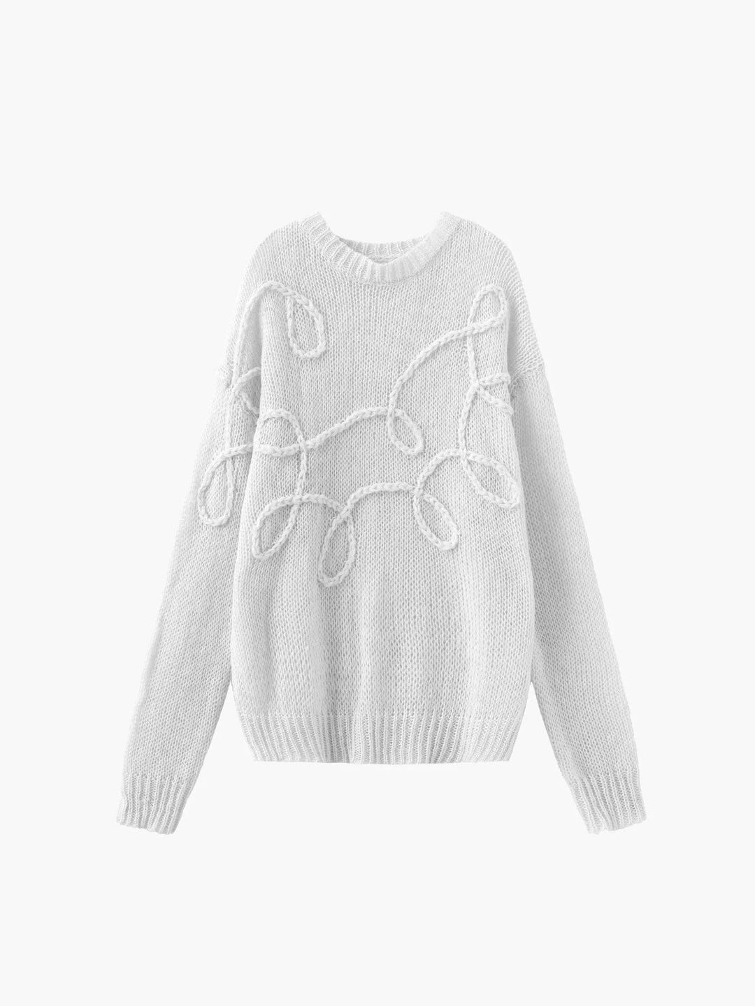 Women's Sweater with modern textured pattern