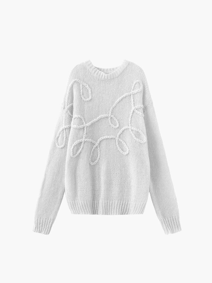 Women's Sweater with modern textured pattern