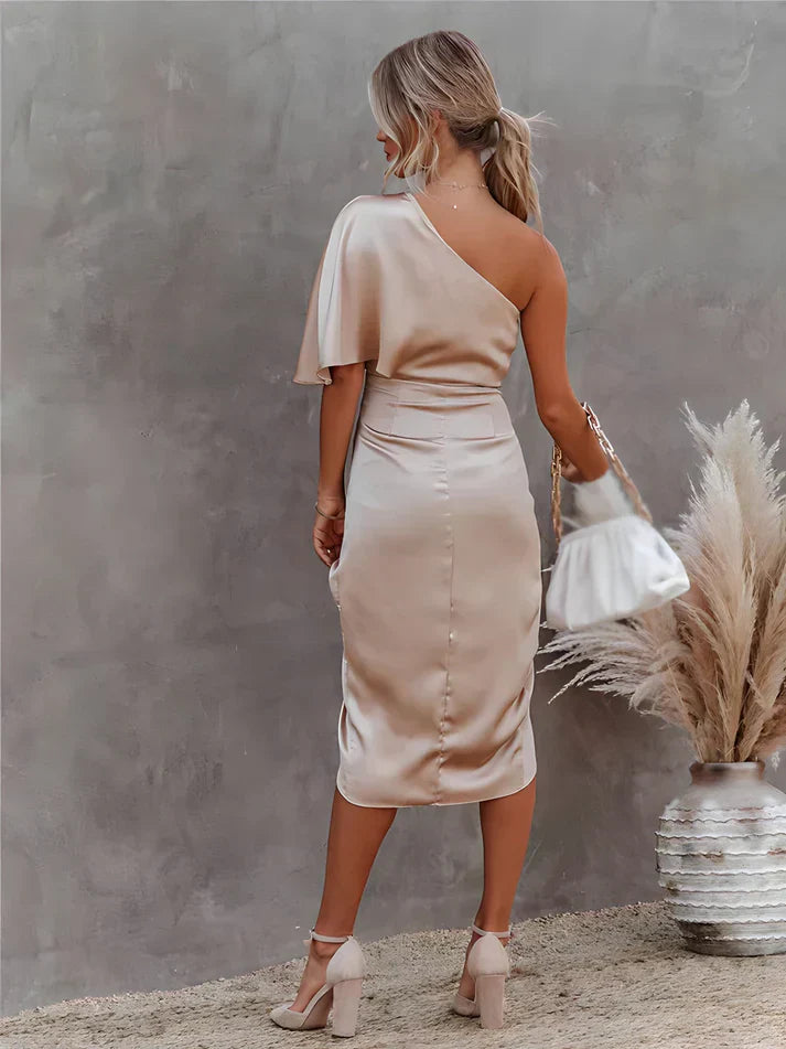 Luxe Satin Night Gown - Elara