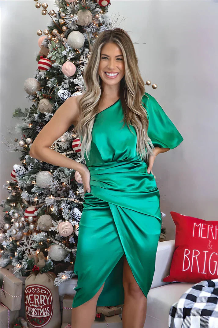 Luxe Satin Night Gown - Elara