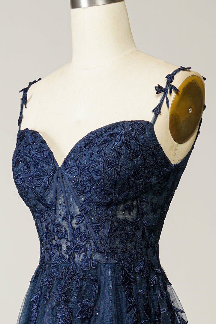 Elegant A-Line Evening Dress - Amelia