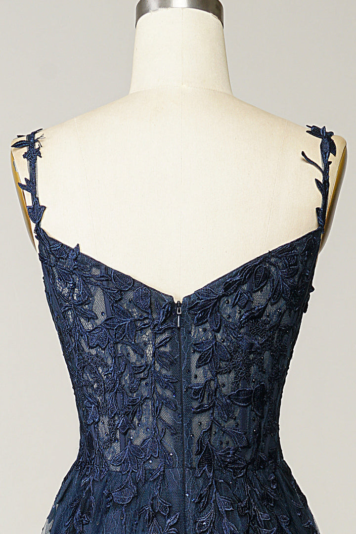 Elegant A-Line Evening Dress - Amelia