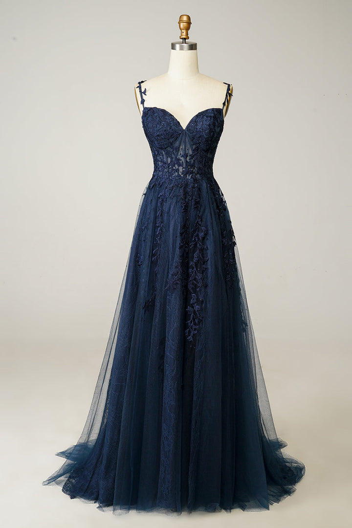 Elegant A-Line Evening Dress - Amelia