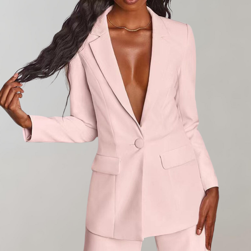 Chic Blazer and Trouser Ensemble - Ava