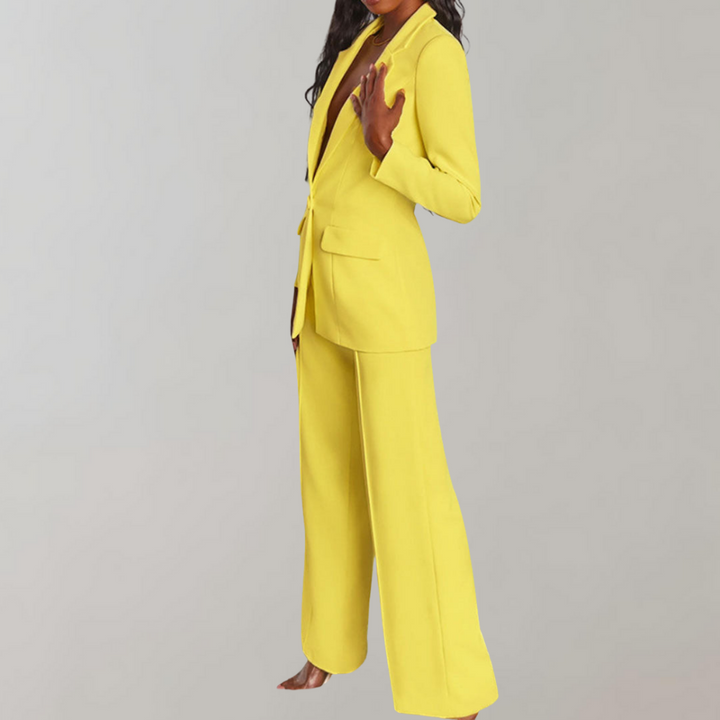 Chic Blazer and Trouser Ensemble - Ava