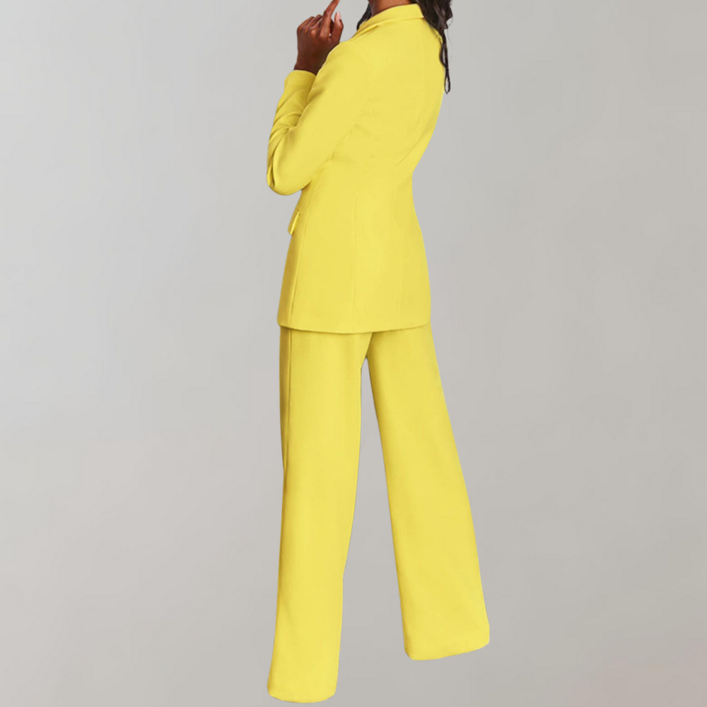 Chic Blazer and Trouser Ensemble - Ava