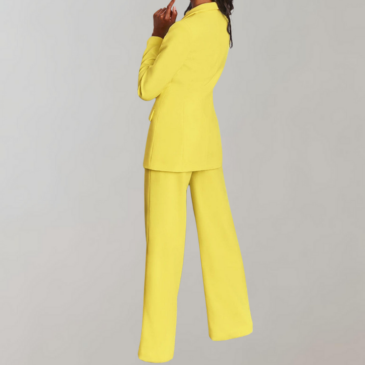 Chic Blazer and Trouser Ensemble - Ava