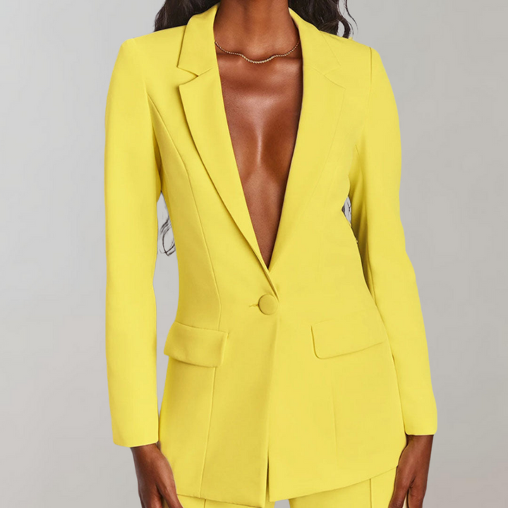 Chic Blazer and Trouser Ensemble - Ava