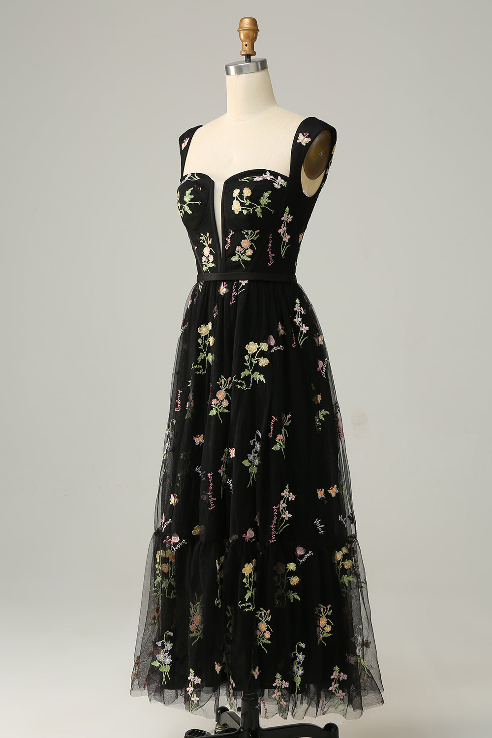 Elegant Embroidered A-Line Ball Gown - Isabelle