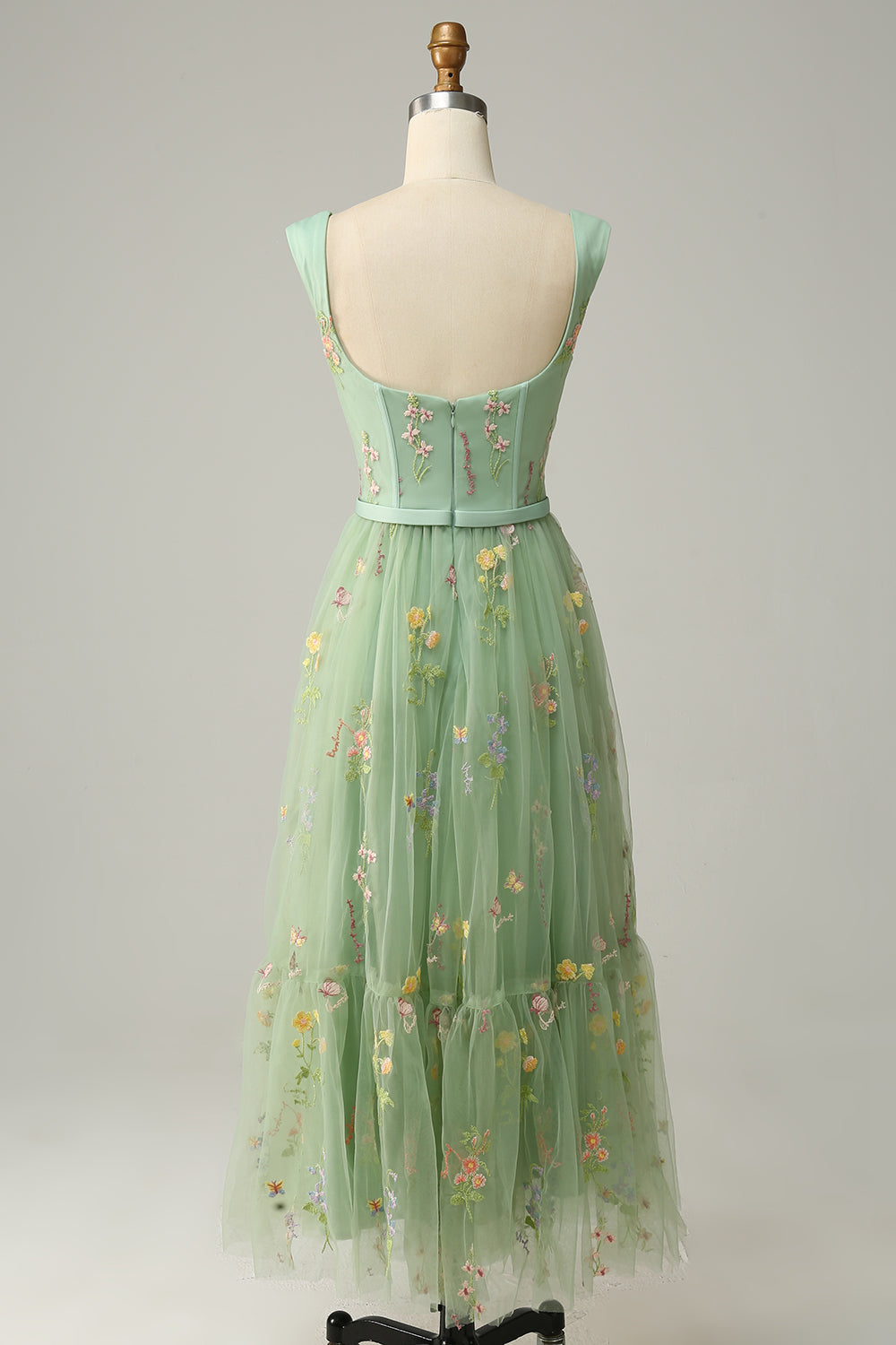 Elegant Embroidered A-Line Ball Gown - Isabelle