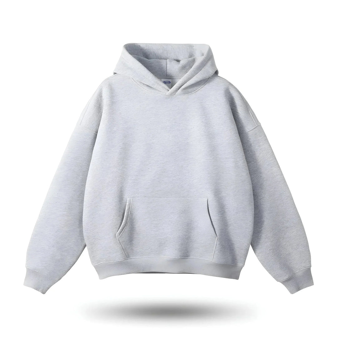 Women's hoodie with a relaxed fit and a front pocket