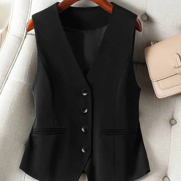 Tomás | Elegant Buttoned Men's V-Neck Vest