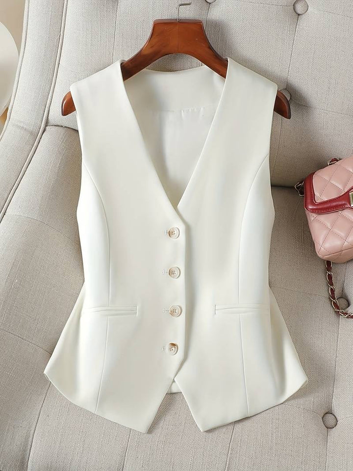 Tomás | Elegant Buttoned Men's V-Neck Vest
