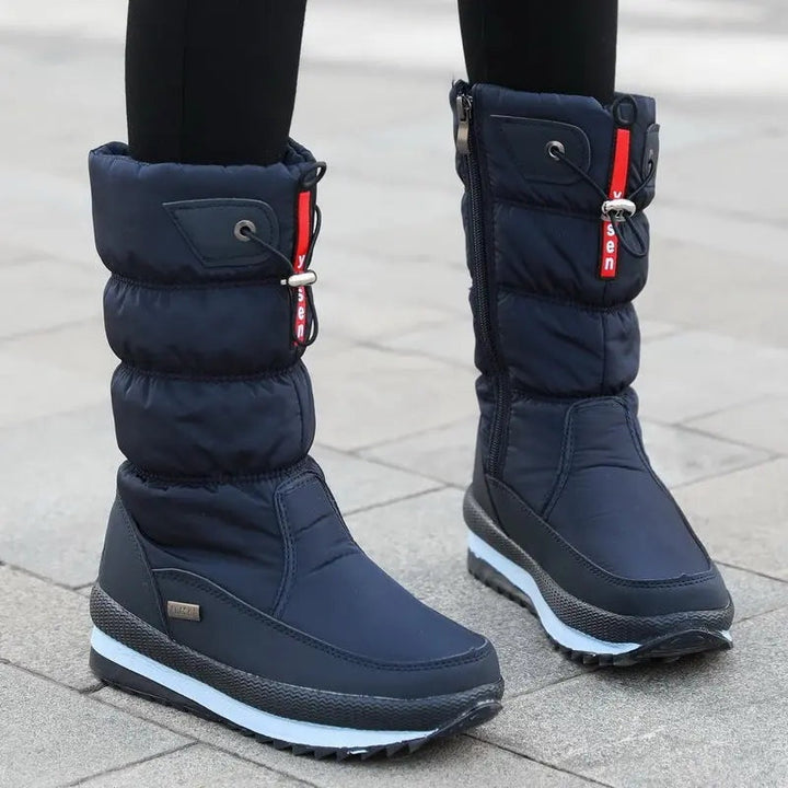 Uxía | Women’s Padded Waterproof Snow Boots with Flat Soles