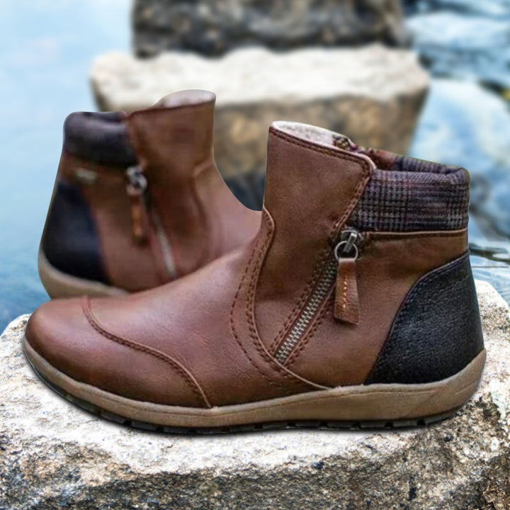 Zipper Ankle Boots for Women
