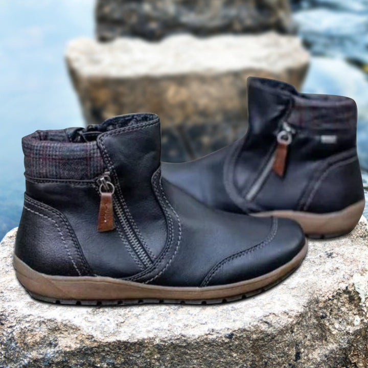 Zipper Ankle Boots for Women