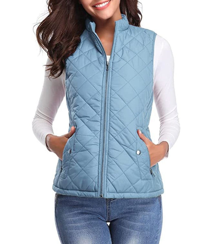 Vega | Women's Lightweight Padded High-Neck Zip Vest