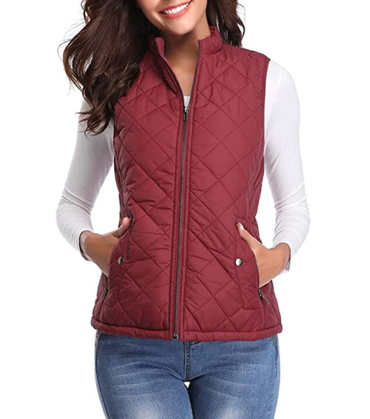 Vega | Women's Lightweight Padded High-Neck Zip Vest