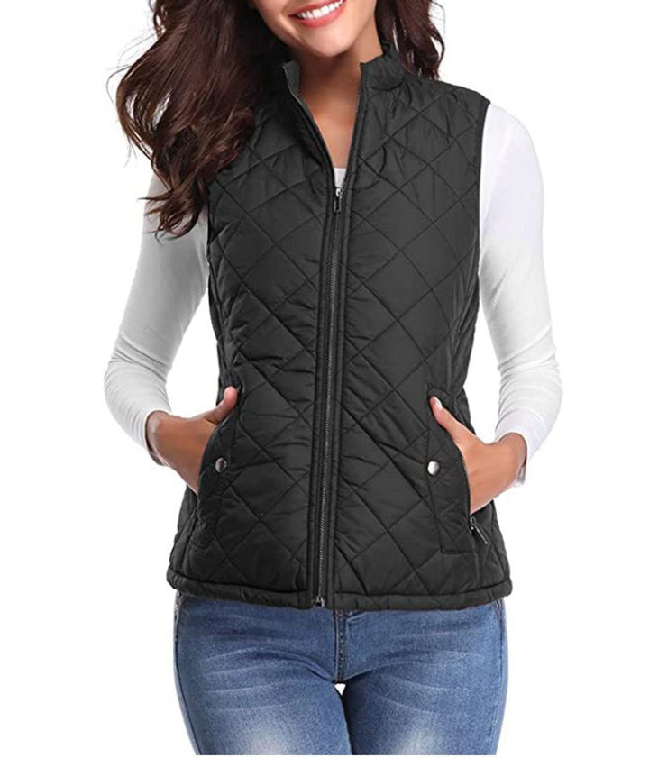 Vega | Women's Lightweight Padded High-Neck Zip Vest