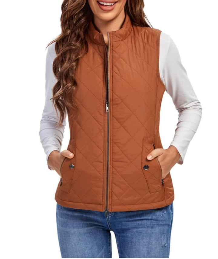 Vega | Women's Lightweight Padded High-Neck Zip Vest
