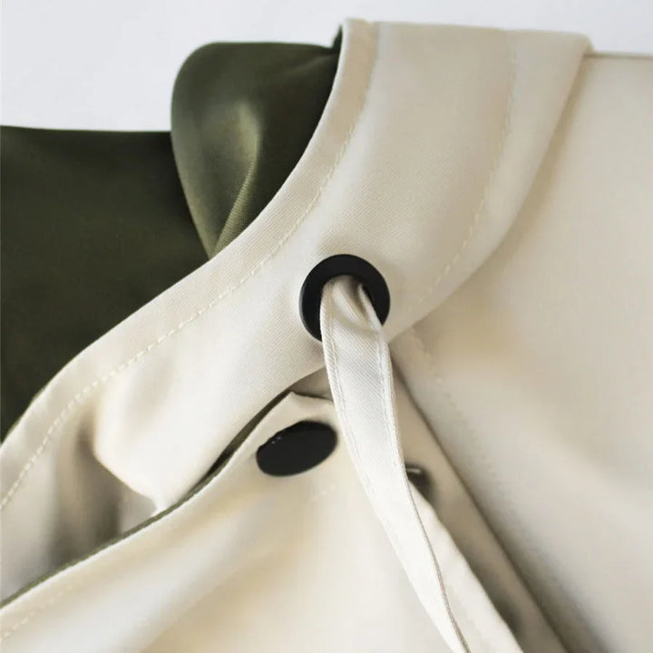 Women's Windbreaker Blazer with Removable Hood