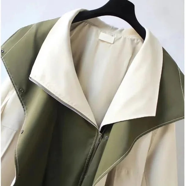 Women's Windbreaker Blazer with Removable Hood