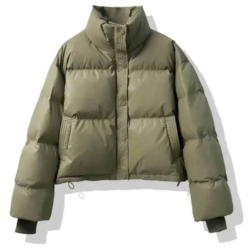 Short Women's Winter Puffer Coat