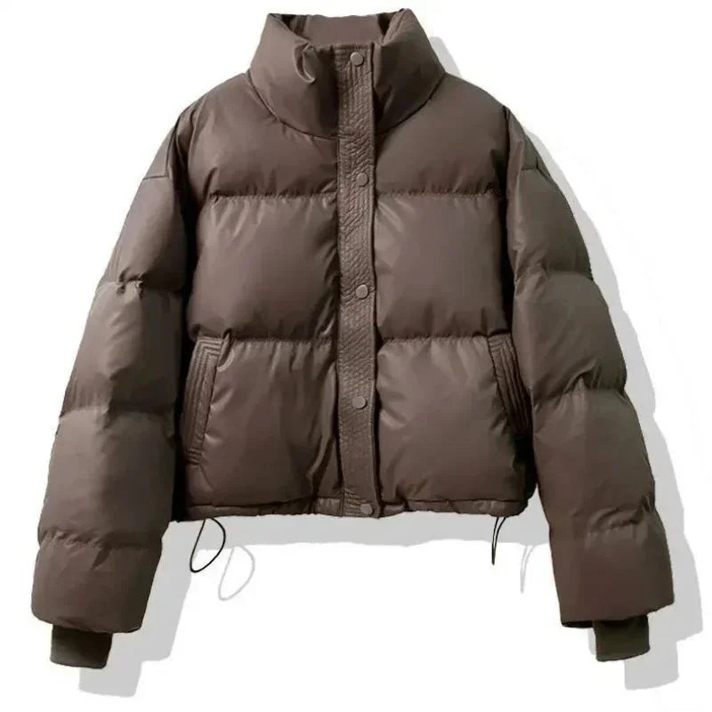 Short Women's Winter Puffer Coat