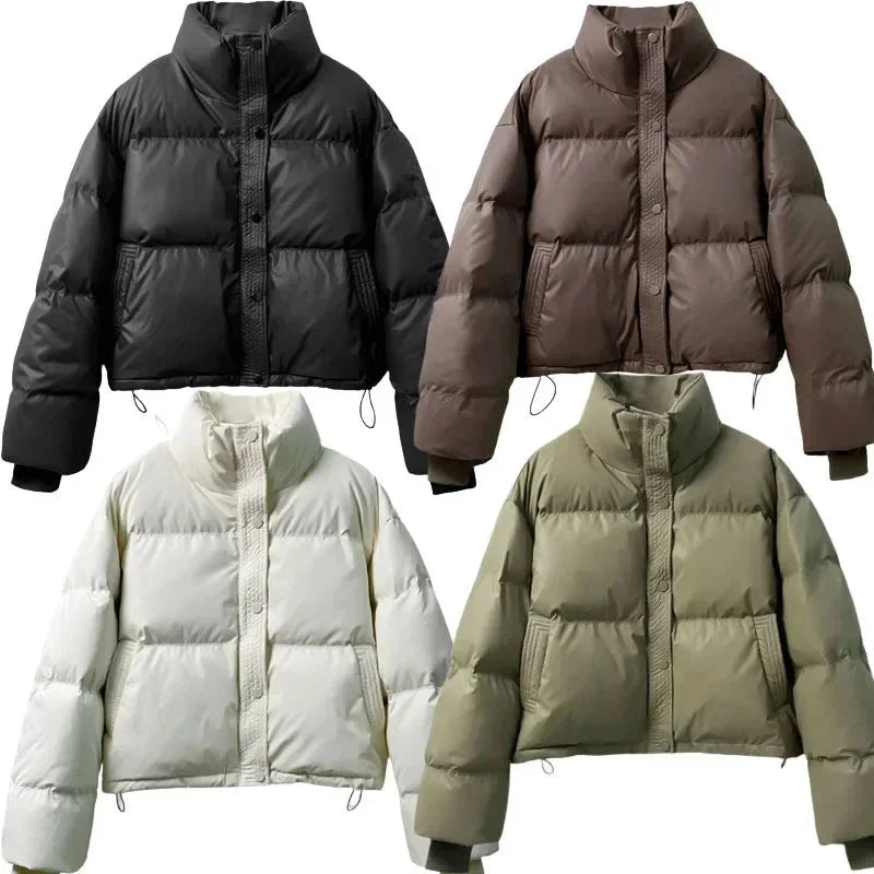 Short Women's Winter Puffer Coat