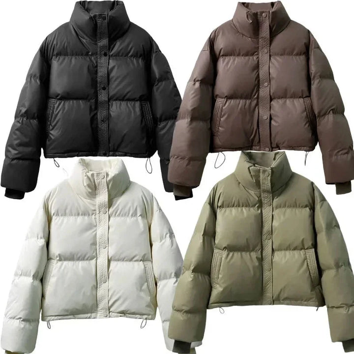 Short Women's Winter Puffer Coat
