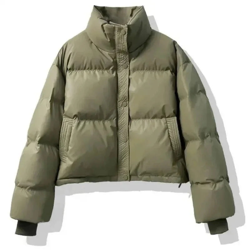 Short Women's Winter Puffer Coat