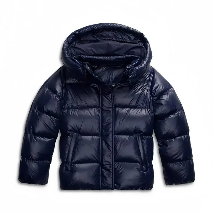Women's quilted Blazer with insulated hood