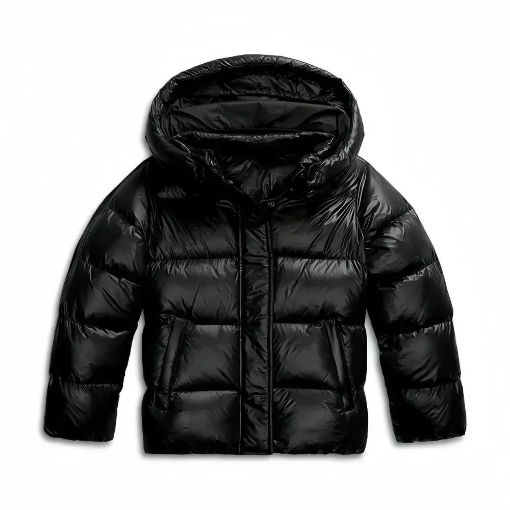 Women's quilted Blazer with insulated hood